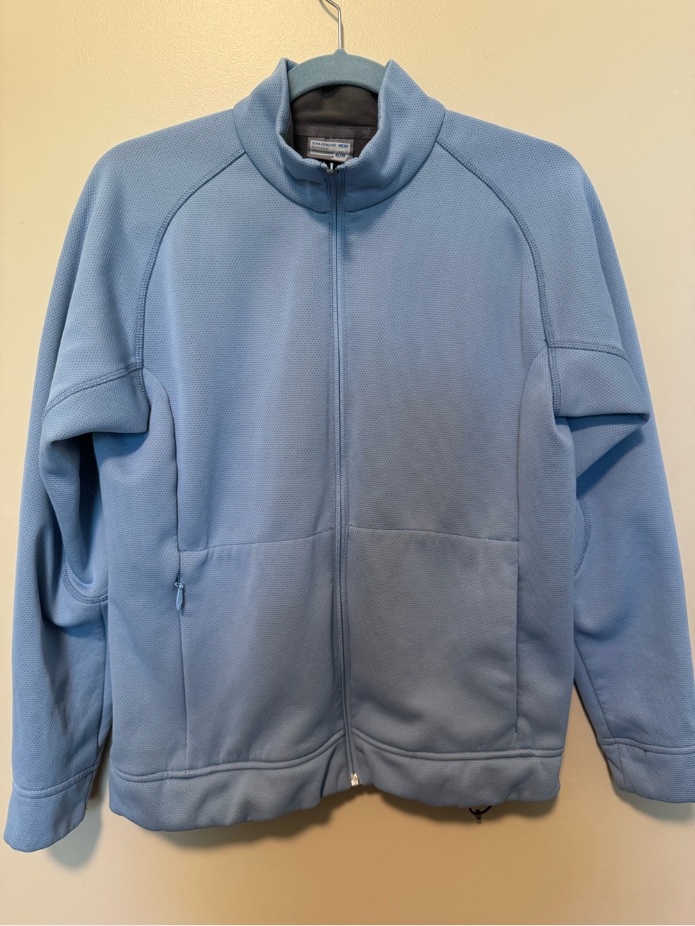 Salomon Men's Light Blue Full-Zip Sweater Jacket